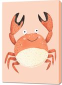 Obraz 70x100cm Wzory dla Dzieci, Dziewczynki i Chłopca - Krab
