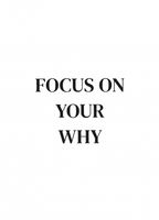 Plakat 13x18cm Z Napisami Nowoczesny Cytat Focus On Your Why
