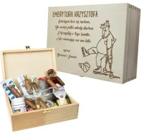 NIEZBĘDNIK DLA EMERYTA EMERYTKI ŚMIESZNY PREZENT UNIKALNY WYJĄTKOWY