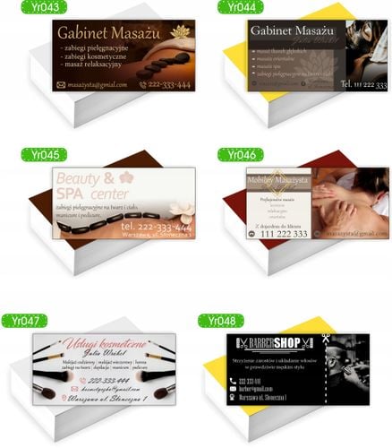 Wizytówki firmowe reklamowe 200szt DUŻY WYBÓR MECHANIKA POJAZDOWA na Arena.pl