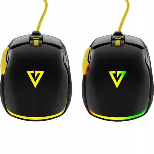 PRZEWODOWA MYSZKA GAMINGOWA 12400 DPI WYMIENNE PANELE MODECOM VOLCANO JAGER na Arena.pl