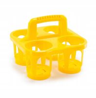 Kobiałka na słoiki z miodem żółta do przenoszenia