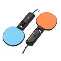 YAXO Uchwyt do Joy-Con TENNIS SET do NS/NS2 Inferno Orange&Hydro Blue