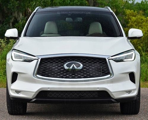 Infiniti QX50 - Chromowane Listwy Grill Chrom Atrapy Zderzaka Tuning na Arena.pl
