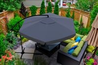 Parasol Ogrodowy Na Wysięgniku 350Cm + Pokrowiec