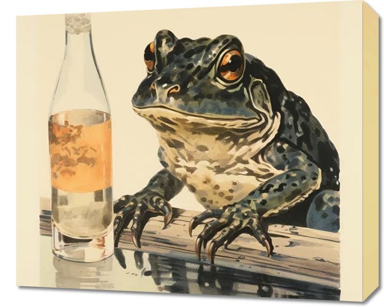 Obraz 60x50cm Refleksje Błotniaka zdjęcie 1