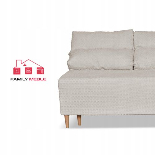 Kanapa sofa KIMO funkcja spania pojemnik Twisster beż sztruks na Arena.pl