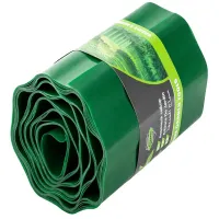Obrzeże trawnikowe 9m x 20cm do ogrodu faliste palisada zielony płotek