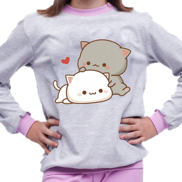 Piżama dziecięca Bubu Loves Dudu zdjęcie 1