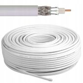 KABEL ANTENOWY SAT TV PRZEWÓD KONCENTRYCZNY DO ANTENY LTE FULL HD 4K 100 m