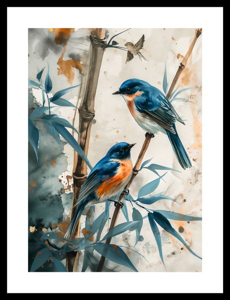 Plakat 25x35cm Trzy Ptaki zdjęcie 3