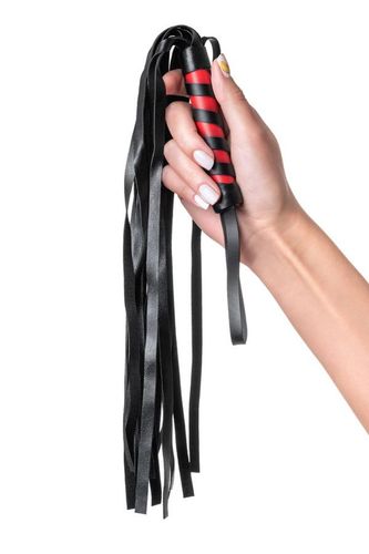 anonymo flogger, pu leather, black, 45 cm na Arena.pl