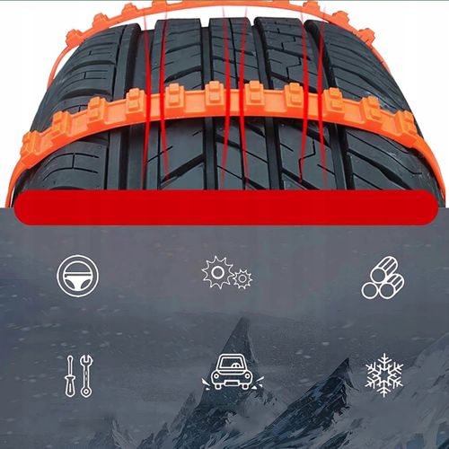 Opaski Zaciskowe na Kola Antyposlizgowe Opaski na Kola Zimowe Wielorazowe na Arena.pl