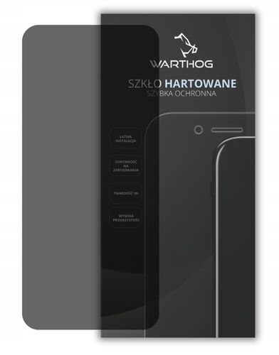 Szkło hartowane prywatyzujące Warthog do Apple iPhone 15 Pro 2 szt EZ Fit na Arena.pl