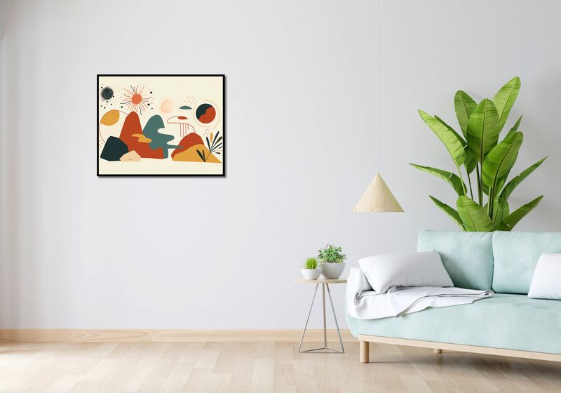 Plakat 76x60,5cm Kosmos Barw zdjęcie 4