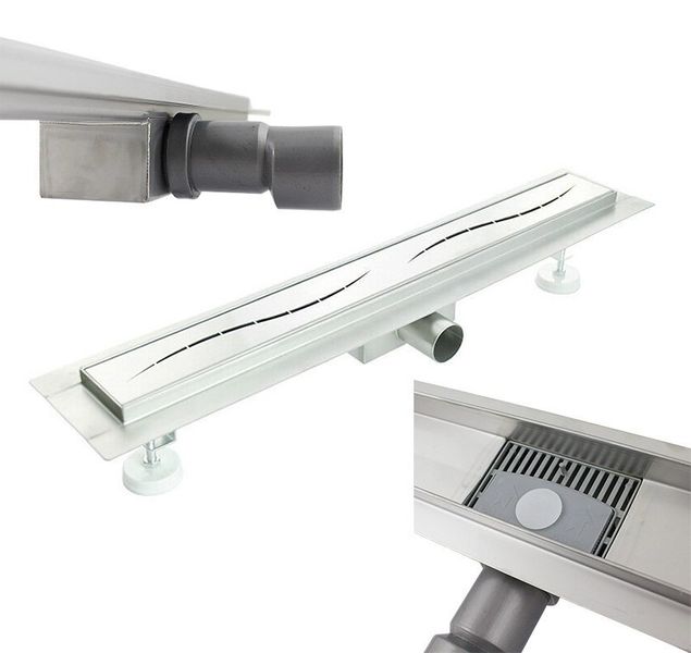 Odpływ liniowy Streifen z syfonem 90cm zdjęcie 1