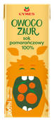 Cymes Owocozaur Sok o smaku pomarańczowym 200 ml