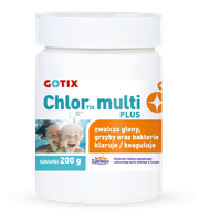 chlor do basenu 80% multi tabletki 200g x 2szt 400g chlortix multi gotix