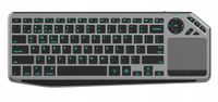 Klawiatura bezprzewodowa Techly Dualna BT/RF Touchpad LED RGB