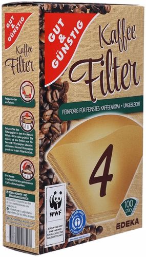 5 x FILTRY do kawy 4 papierowe do ekspresów 100 sztuk na Arena.pl