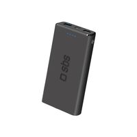 Powerbank SBS 10000 mAh 2x USB-A / USB-C / microUSB 10W Czarny