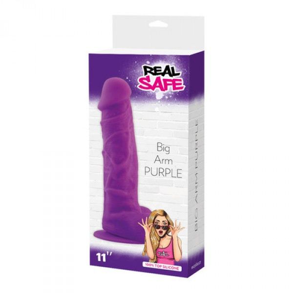 Dildo-Fallo Realistico Real Safe Big Arm Purple zdjęcie 1