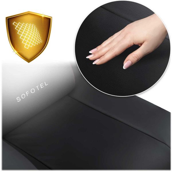 Fotel biurowy Sofotel Werona - czarny - 2580 zdjęcie 13