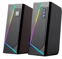 Głośniki Defender SOLAR 3 2.0 10W Bluetooth USB podświetlenie RGB