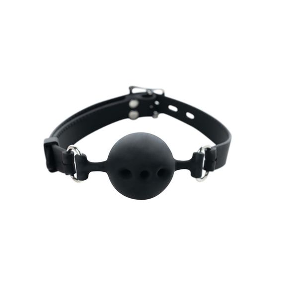 Breathable Silicone Ball Gag With Adjustable Straps. zdjęcie 1
