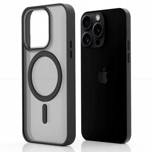 Etui Magsafe Do Apple iPhone 15 Pro (Czarne Matowe, Wzmacniane) + Szkło 9h na Arena.pl