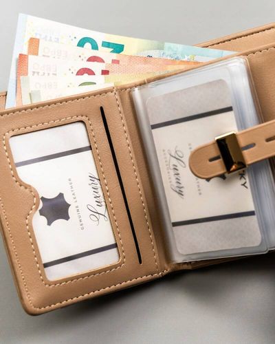 portfel damski ze skóry ekologicznej z wkładką na karty - 4u cavaldi na Arena.pl