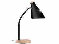 Lampka biurkowa szkolna nocna Tracer Scandi Black 40W E27
