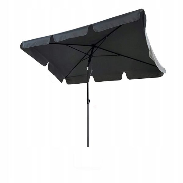 PARASOL OGRODOWY FLOKS CIEMNOSZARY zdjęcie 1