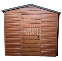 SCHOWEK - DOMEK OGRODOWY 3m x 2m - drzwi rynny drewnopodobny TS521