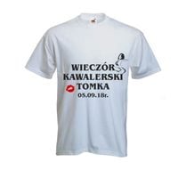 KOSZULKI t-shirt WIECZÓR KAWALERSKI z imieniem