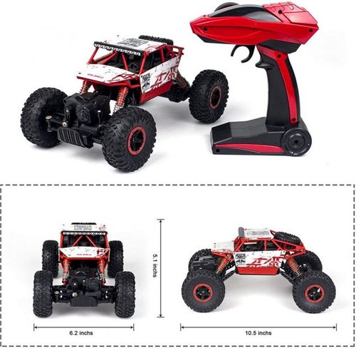 Rock Crawler 4WD 1:18 - Czerwony na Arena.pl