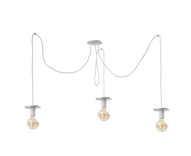 Lampa wisząca 3xE27 SATURN SILVER zdjęcie 1