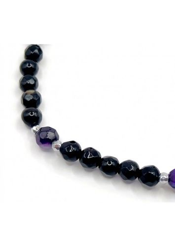 Bransoletka ONYKS AGAT 925 na Arena.pl