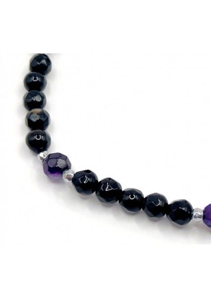 Bransoletka ONYKS AGAT 925 zdjęcie 2