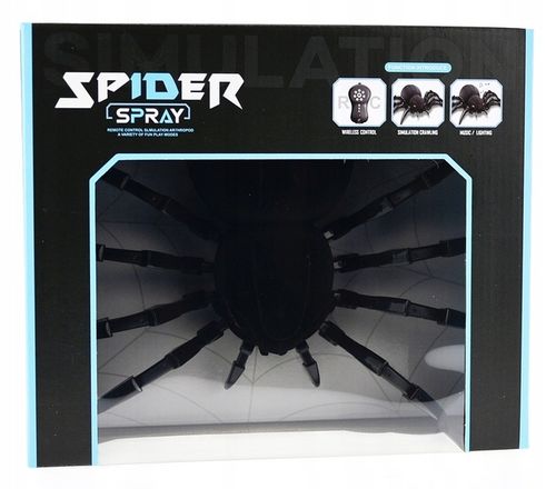 PAJĄK STEROWANY ROZPYLA MGŁĘ LED PILOT R/C 30cm CZARNY na Arena.pl