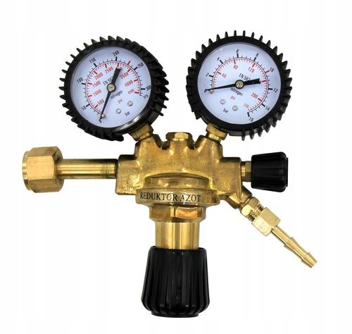 Reduktor butlowy AZOT 2 manometry do azotu na Arena.pl