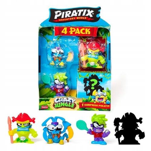 PIRATIX Crazy Jungle Mini Zestaw 4 Figurek na Arena.pl
