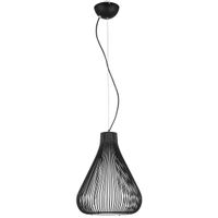 Industrialna LAMPA wisząca INKSIS MDM2245-1 Italux skandynawska OPRAWA metalowy ZWIS druciana klatka czarna