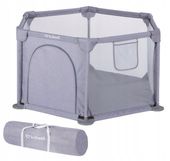 KIDWELL KOJEC PLAC ZABAW FANKO GREY 120 x 120 cm