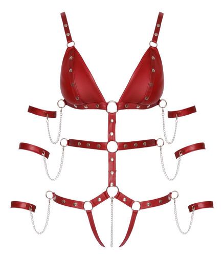 Bad Kitty Strap Body Red L na Arena.pl