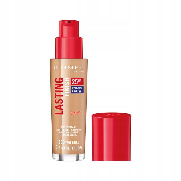 Rimmel Podkład 25h Lasting Finish 203 True Beige zdjęcie 2