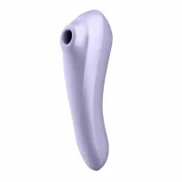 satisfyer dual pleasure mauve - urządzenie powietrzno-wibrujące bluetooth