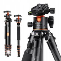 K&F Profesjonalny statyw z włókna węglowego obciążenie 15kg A255C2+BH-36L