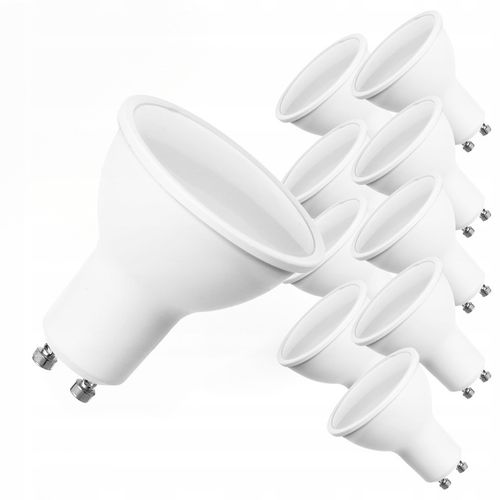 Żarówka LED GU10 10W = 80W Biała Neutralna Wydajna Mocna 120° Nie na Arena.pl
