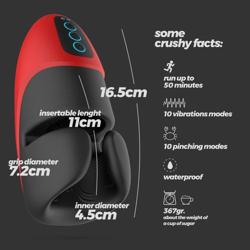 crushious pancho rechargeable masturbator with pressure na Arena.pl